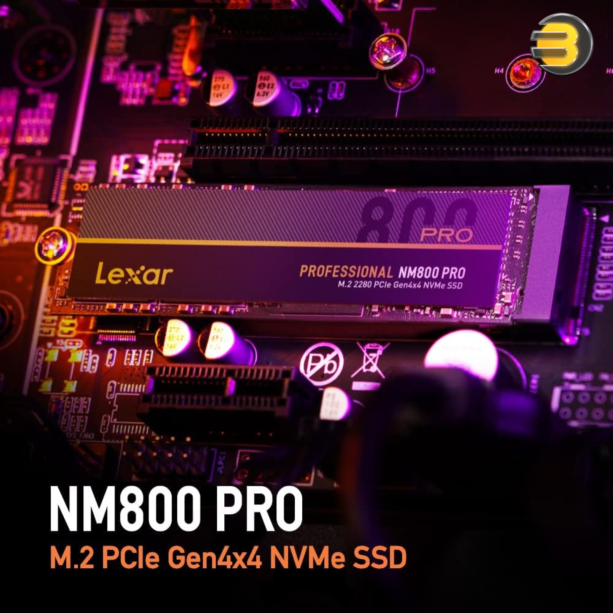 Lexar NM800 Pro 512GB Black Internal SSD Price in BD | RYANS